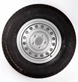 Compleet wiel 185R14C band + velg (steek 5x112) 900kg Naafdiameter 67 mm