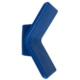Vangmuil Blauw PE ( Streeploos) 72x22 mm