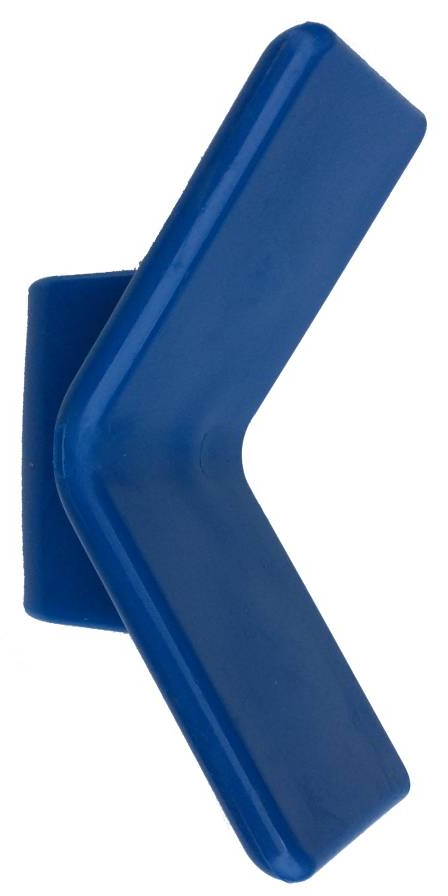 Vangmuil Blauw PE ( Streeploos) 72x22 mm