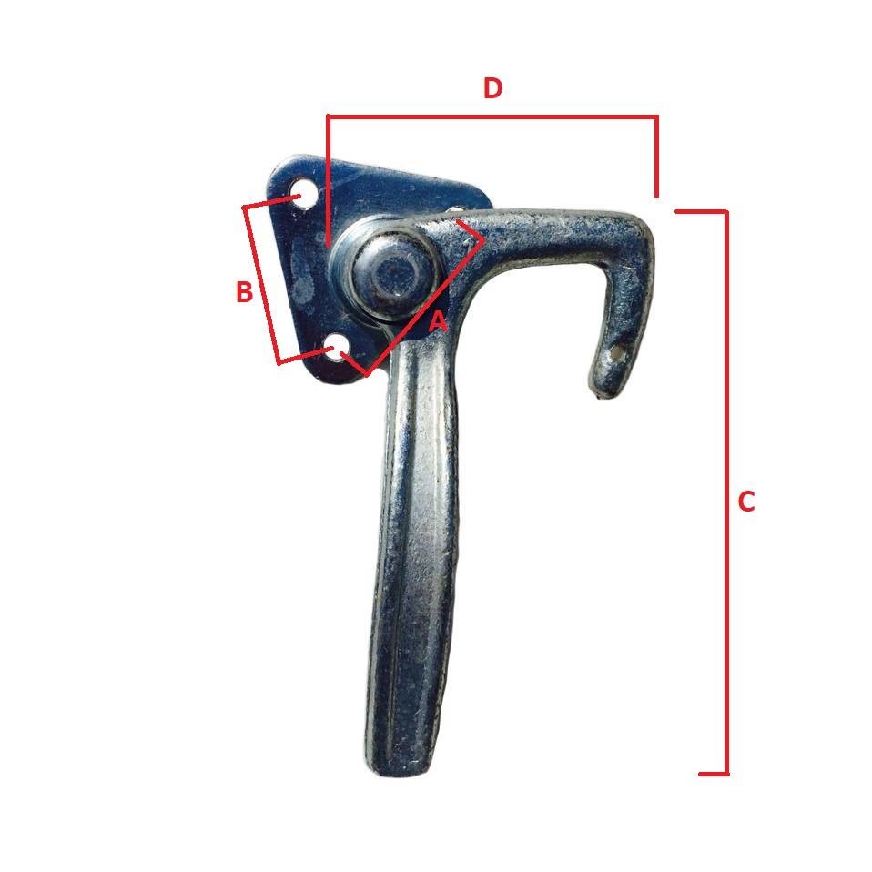 Haaksluiting LINKS type 1 (kleine bevestigingsplaat)