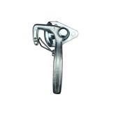 Haaksluiting RECHTS klein type 1 met veer (kleine bevestigingsplaat)