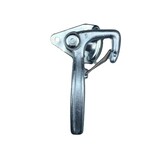 Haaksluiting LINKS klein type 1 met veer (kleine bevestigingsplaat)