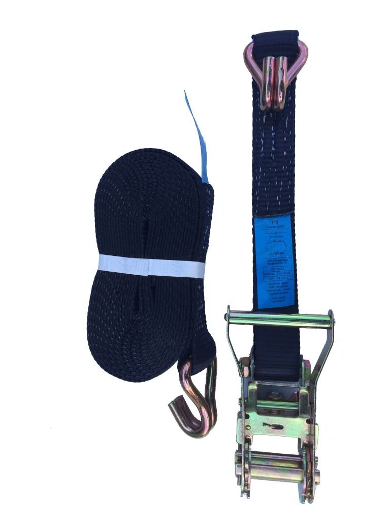 Spanband zwart 600x3,5 cm (3000 kg)