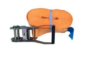 Spanband oranje 860x5 cm (5000 kg)