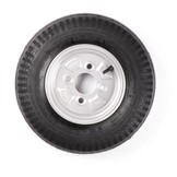 Compleet 8 inch wiel - 4.00-8 band + velg - opel steek: 4x100 - 4PR - 265 kg - 60 mm naafdiameter