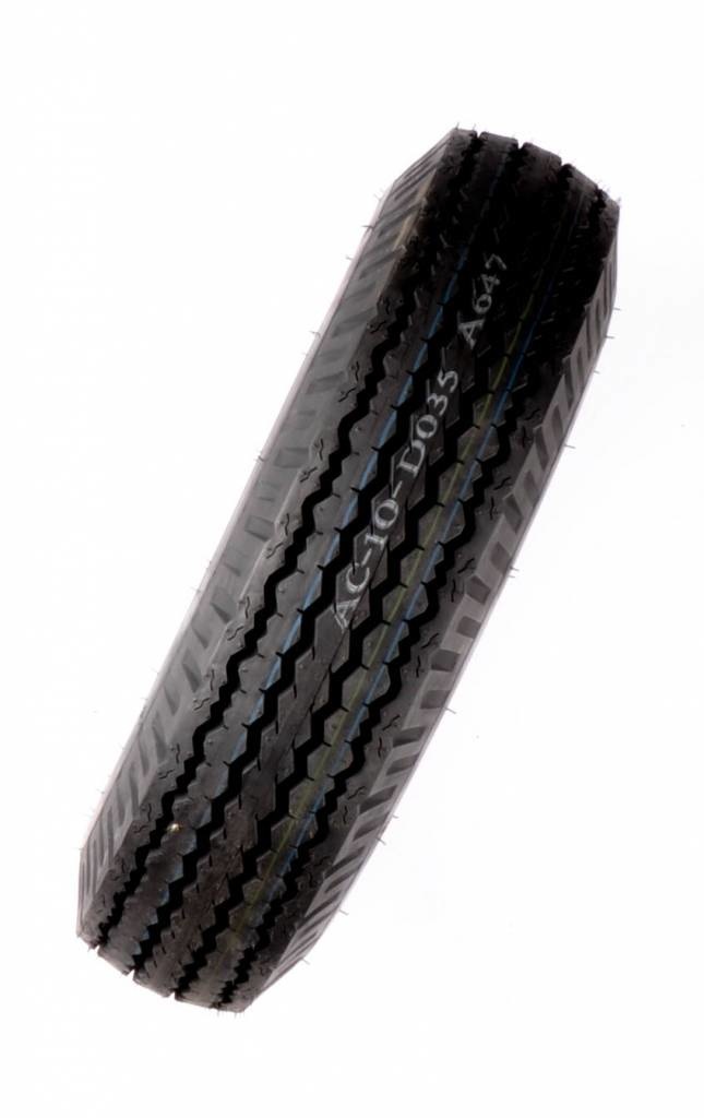 Compleet 10 inch wiel - 5.00-10 band + velg - opel steek: 4x100 - 440 kg - 6PR - 60 mm naafdiameter