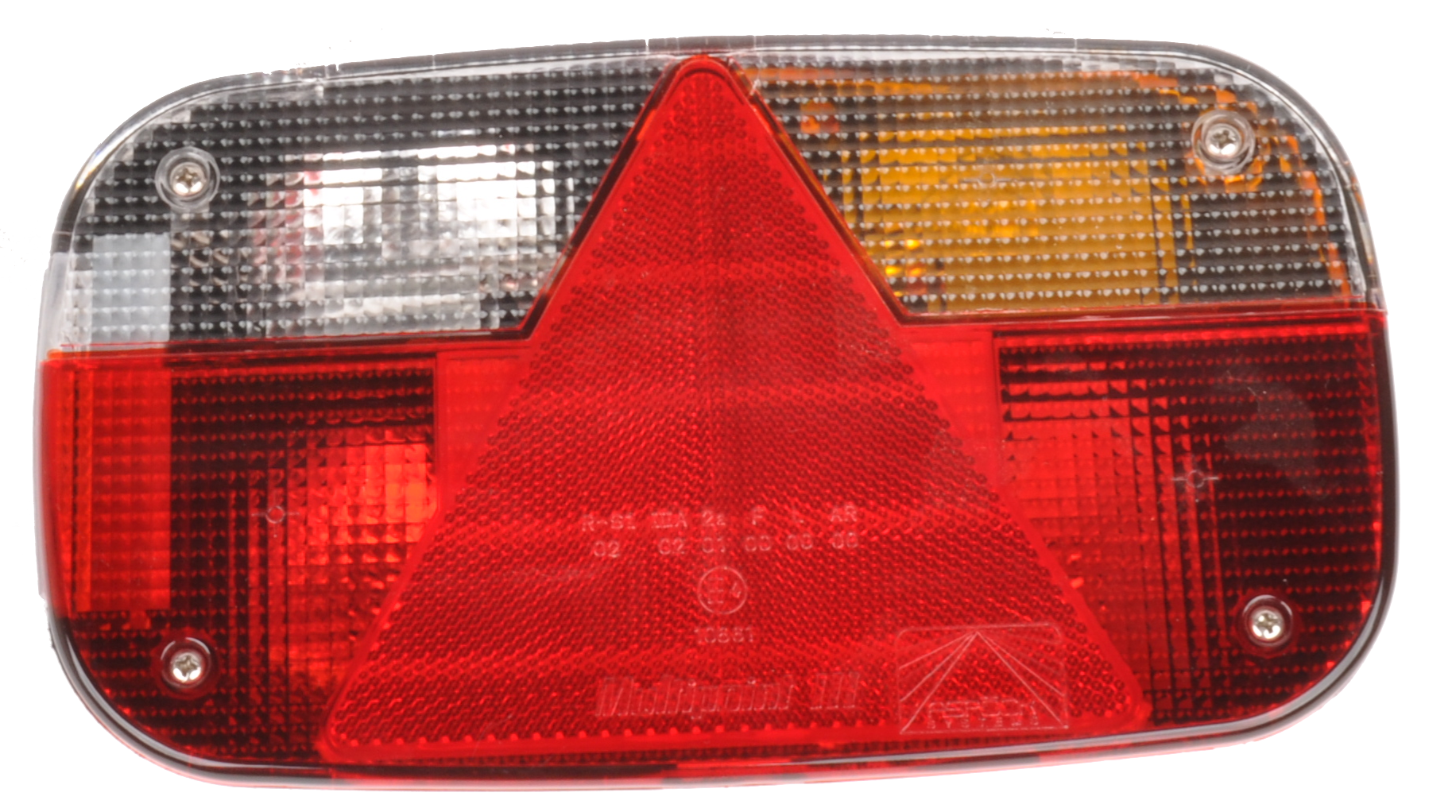 Aspock Multipoint 3 achterlicht rechts 8 polig - 244x138x60 mm - voorzien van Aspöck connector aansluiting