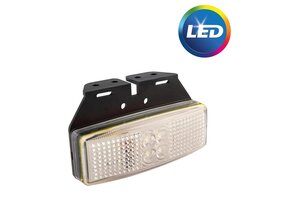 Zijmarkeringslamp Wit LED op houder