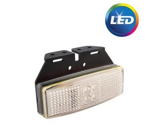 Zijmarkeringslamp Wit LED op houder
