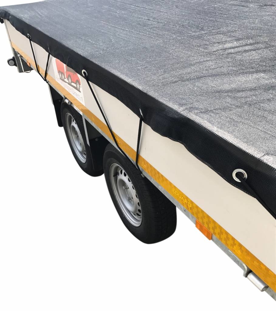 Premium gaasnet - 370x250 cm - inclusief elastiek rondom - UV bestendig - net voor aanhanger