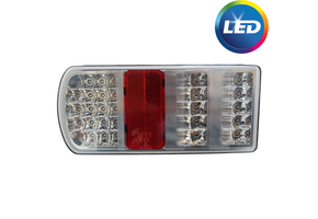 Achterlicht links connector LED 228x106x55 mm