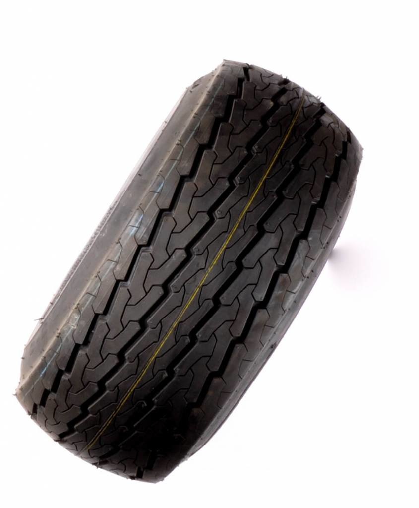 Compleet 8 inch wiel - 18.5x8.50-8 band + velg - opel steek: 4x100 - 6PR - 425 kg - 60 mm naafdiameter