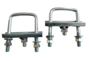 disselklemmen vierkant (60mm) voor neuswielklem (48mm) ( 2 stuks)