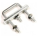 disselklemmen voor neuswielklem vierkant (48 mm) voor koker 60mm ( 2 stuks)