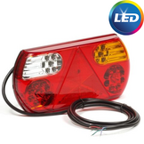 Achterlicht rechts 32 LEDs 296x145x45 mm - inclusief reflecterende driehoek