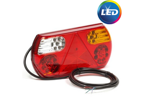 Achterlicht rechts 32 LEDs 296x145x45 mm