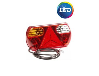 Achterlicht links 32 LEDs 296x145x45 mm