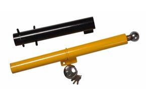 Verstelbare parkeerpaal met discusslot