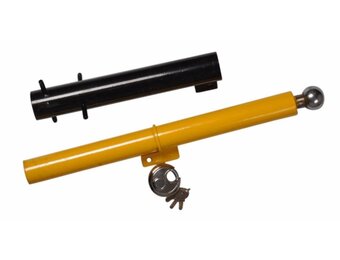 Verstelbare parkeerpaal met discusslot