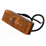 Radex 905 - oranje/gele markeringslamp - losse draad aansluiting - gloeilamp