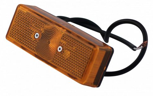 Radex 905 - oranje/gele markeringslamp - losse draad aansluiting - gloeilamp