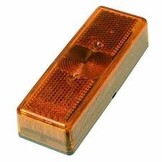 Radex 905 - oranje/gele markeringslamp - losse draad aansluiting - gloeilamp