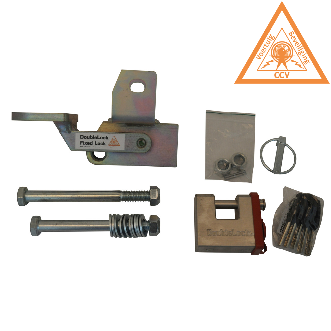 DoubleLock EM350 Fixed Lock - SCM gekeurd onderbouw disselslot voor geremde koppelingen