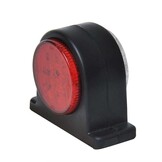 LED breedtelicht rood/wit 68x62 mm