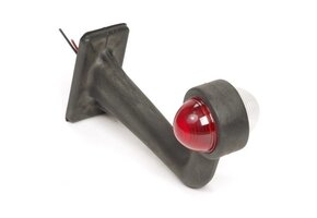 Breedtelicht Rood/wit Haakse hoek