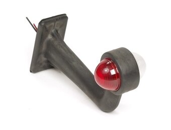 Breedtelicht Rood/wit Haakse hoek