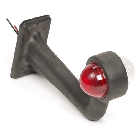 Breedtelicht Rood/wit Haakse hoek