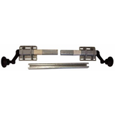 Ongeremde torsie as - flensmaat 1250 mm >| 1850 mm - padmaat 900 >| 1400 mm - 750 kg - 4x100