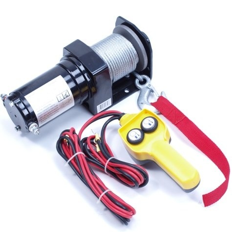 Elektrische Lier 900 kg met staalkabel & haak