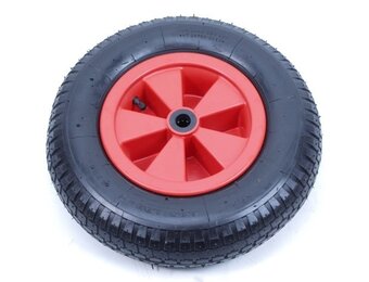 Kruiwagenwiel 4.00-8 luchtband - 150 kg - 20 mm