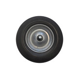 4.00-8 premium kruiwagenwiel - massief/anti-lek band en stalen velg - 150 kg maximale belasting - 20 mm asgat/naafdiameter - inclusief kogellager, as en afstandhouders