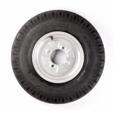 Compleet 10 inch wiel - 5.00-10 band + velg - franse steek: 4x115 - 440 kg - 6PR - 85 mm naafdiameter