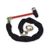 Kettingslot/loopchain - 130 cm lang - SCM gekeurd - wielklem functie