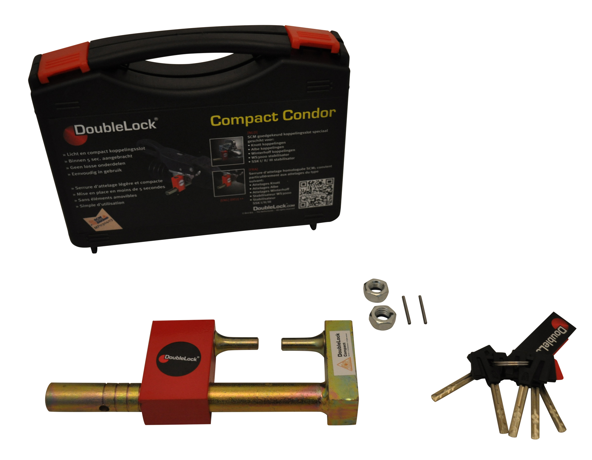 DoubleLock Condor - universeel toepasbaar SCM gekeurd disselslot