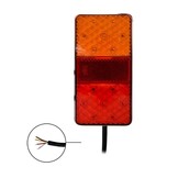 Achterlicht verticaal 80x150x24 mm - 3 functies