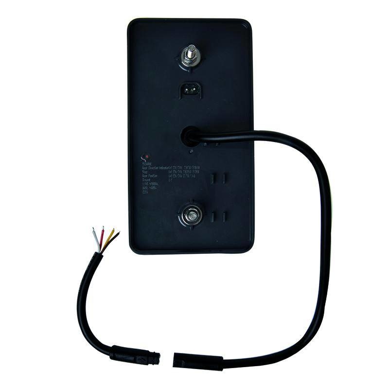 Achterlicht verticaal 80x150x24 mm - 3 functies