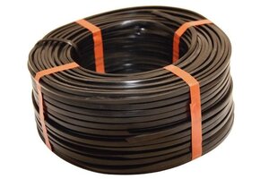 Platte kabel 2-aderig (Aspöck) per meter