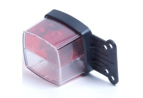 Positielamp 901 rood/wit op houder