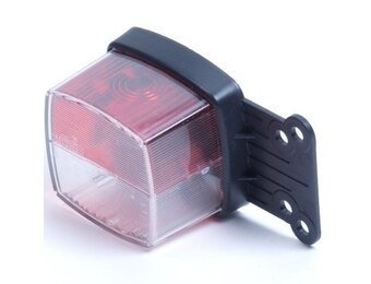 Positielamp 901 rood/wit op houder