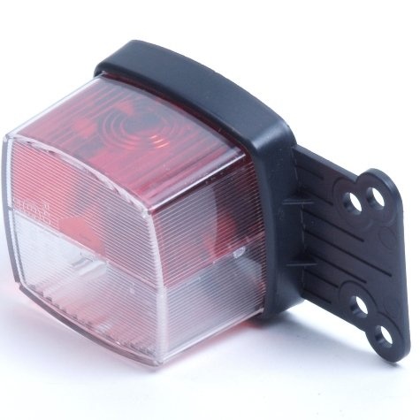 Positielamp 901 rood/wit op houder