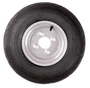 Compleet 8 inch wiel - 5.70/5.00-8 band + velg - opel steek: 4x100 - 6PR - 412 kg - 60 mm naafdiameter