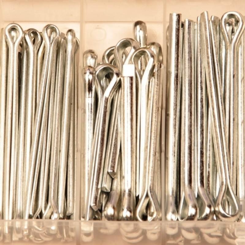 Assortiment splitpennen 144-delig