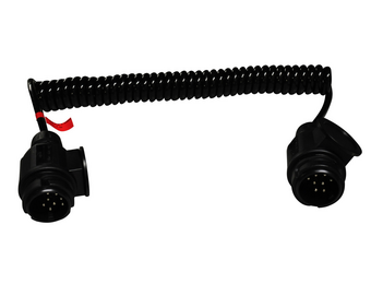 Spiraalkabel 90 > 250 cm 2x 13P (M) 8 pins