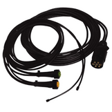Aspock hoofdkabel - 7 meter lang - 7-polig - voorzien van 2x 5-polige connector - inclusief aftakkingen voor markeringsverlichting