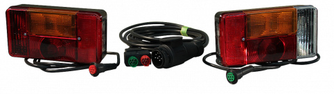 Radex 5001 verlichtingsset - 5 meter hoofdkabel - 13 polig