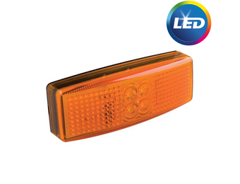 Zijmarkeringslamp - oranje/geel - losse draad